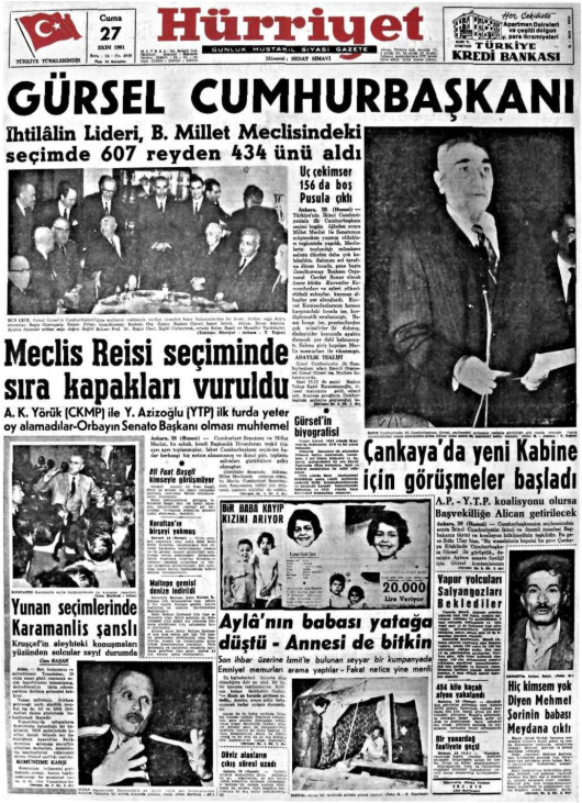 Tarihten bir gazete sayfası