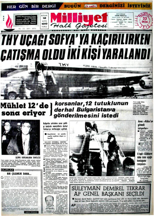 Tarihten bir gazete sayfası