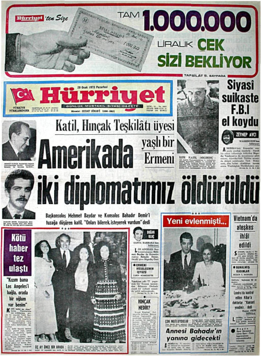 Tarihten bir gazete sayfası