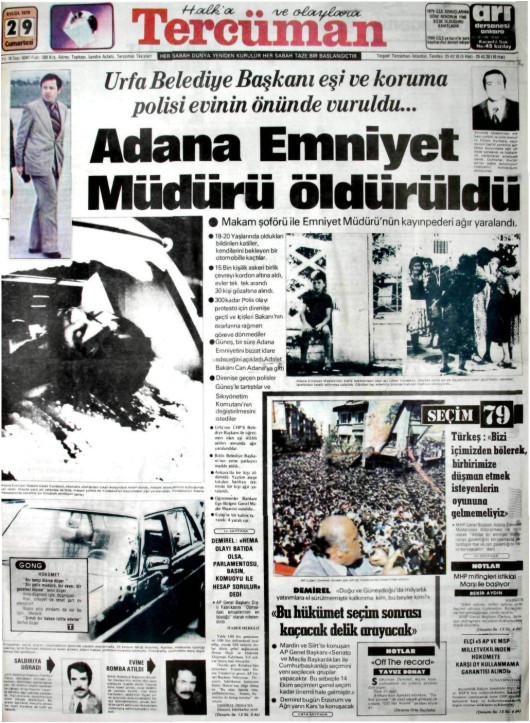 Tarihten bir gazete sayfası