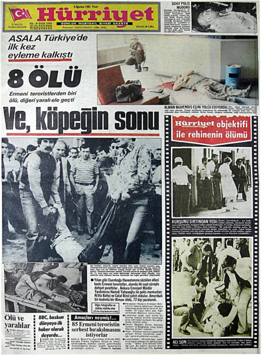 Tarihten bir gazete sayfası