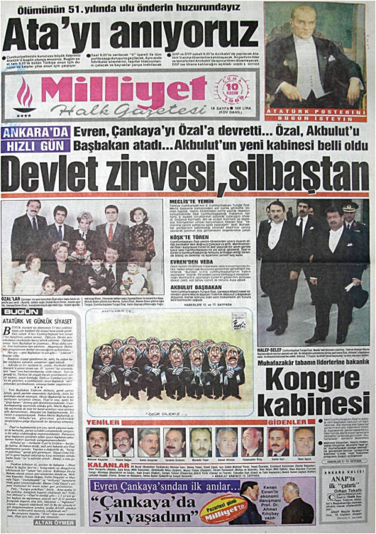 Tarihten bir gazete sayfası